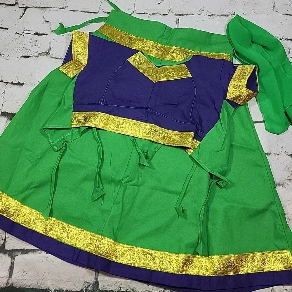 Mojo Play Costume‎ Indian Girl Cultural Wear Education Pretend Dress-Up PreK-1st